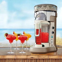 Machine à concoctions glacées Margaritaville Bali - Mélangeur de margaritas, daiquiris, coladas et smoothies, comprend un levier de distribution automatique et un canal de remixage automatique