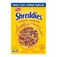 POST SHREDDIES ORIGINAL CEREAL, FAMILY SIZE, 635GR, POST SHREDDIES FAMILY SIZE