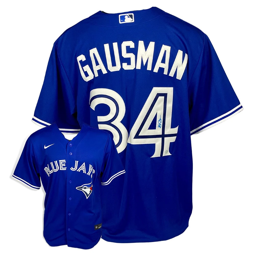 Kevin Gausman Chandail Signé Toronto Blue Jays Réplique Nike Royal