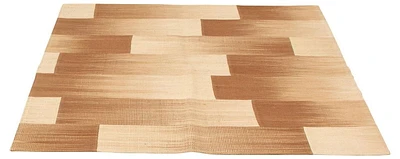 ECARPETGALLERY Tapis Fait à la Main pour Salon, Salle à Manger et Chambre à Coucher Transitionnel Collection Moldovia Patch 4'7" x 6'6" en Brun