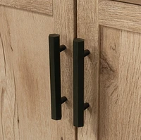 Sauder Aspen Post Library w/ Doors