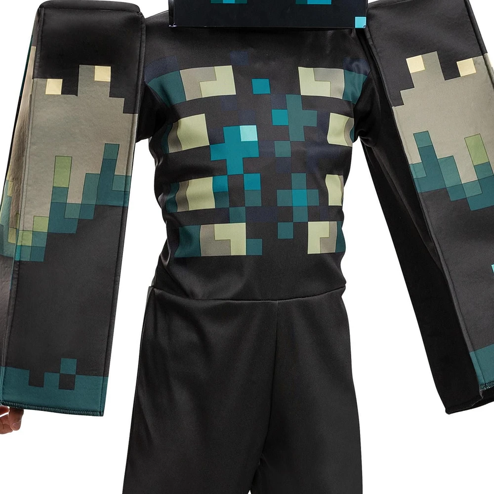 Child's Minecraft Warden Deluxe Costume