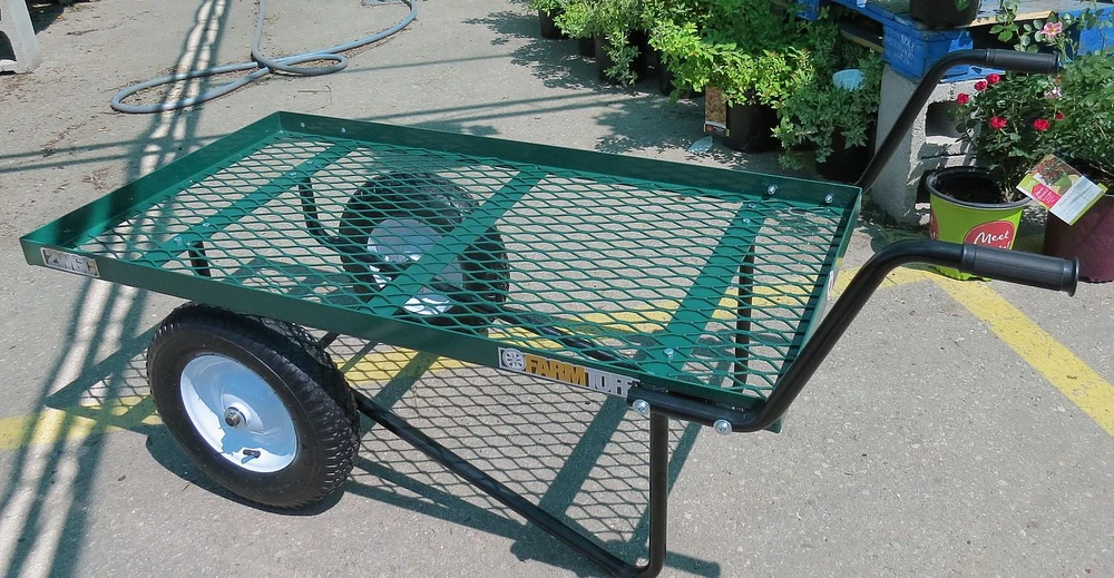 Millside 2 Wheel Garden cart 24" x 48"