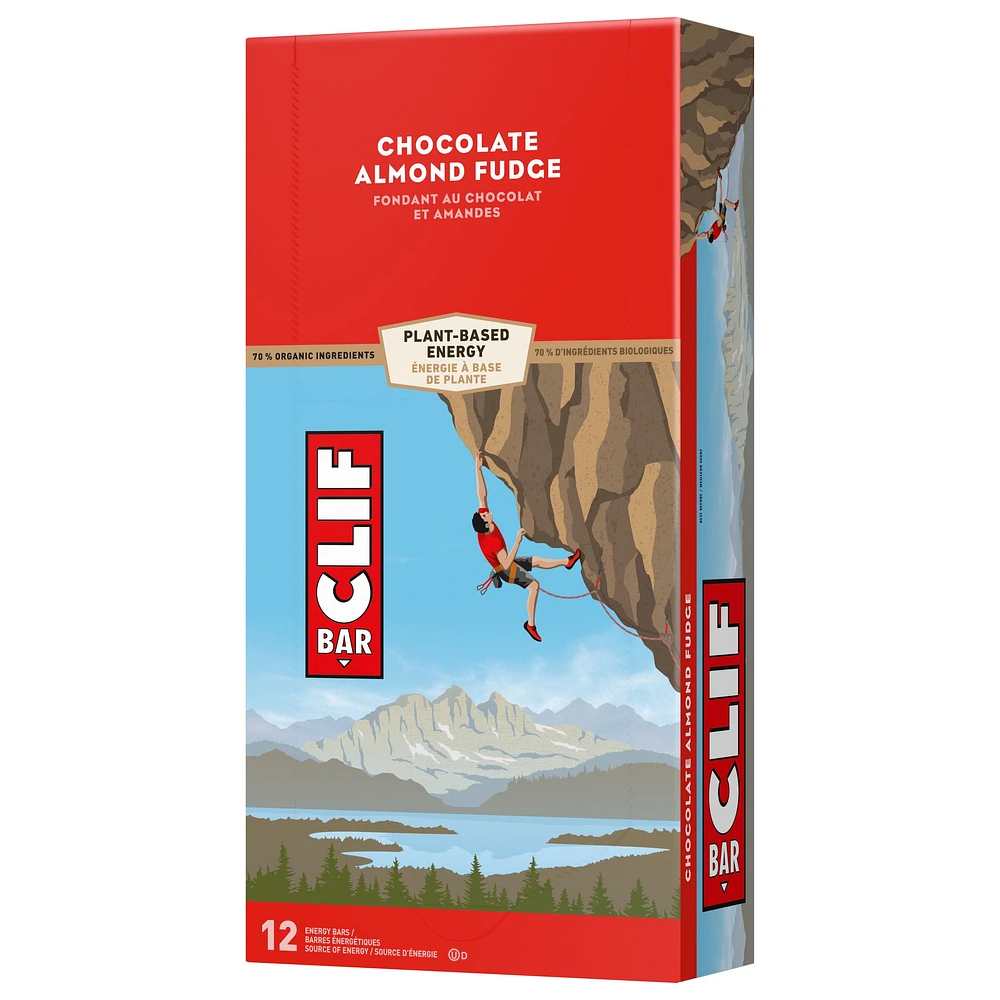 Clif bar Chocolate Almond Fudge Energy Bars, 12 x 68 g