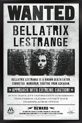 The Wizarding World: Harry Potter - Bellatrix Wanted Poster Wall Poster, 14.725" x 22.375"