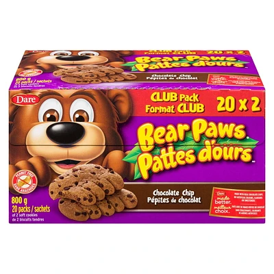 Bear Paws Chocolate Chip, Dare 800g