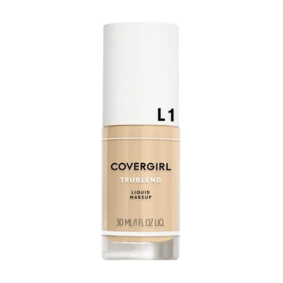 COVERGIRL Fond de teint Hydratant TruBlend, fini lumineux, tient toute la journée, formule légère et sans huile, estompe les imperfections