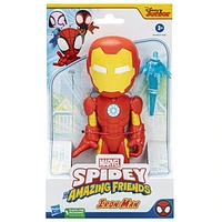 Marvel Spidey et ses Amis Extraordinaires, figurine de super-héros format géant Iron Man de 22,5 cm