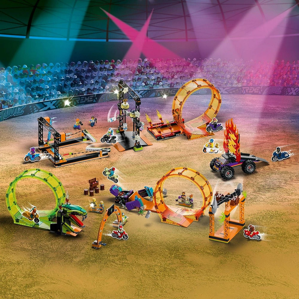 LEGO City Stuntz Smashing Chimpanzee Stunt Loop 60338 Toy Building Kit (226 Pieces)