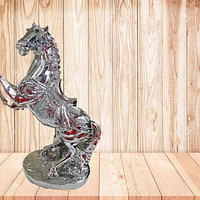 Statue de cheval sauteur, meuble canadien, bonne chance, cadeau, vibrations positives, pièce d'exposition décorative.