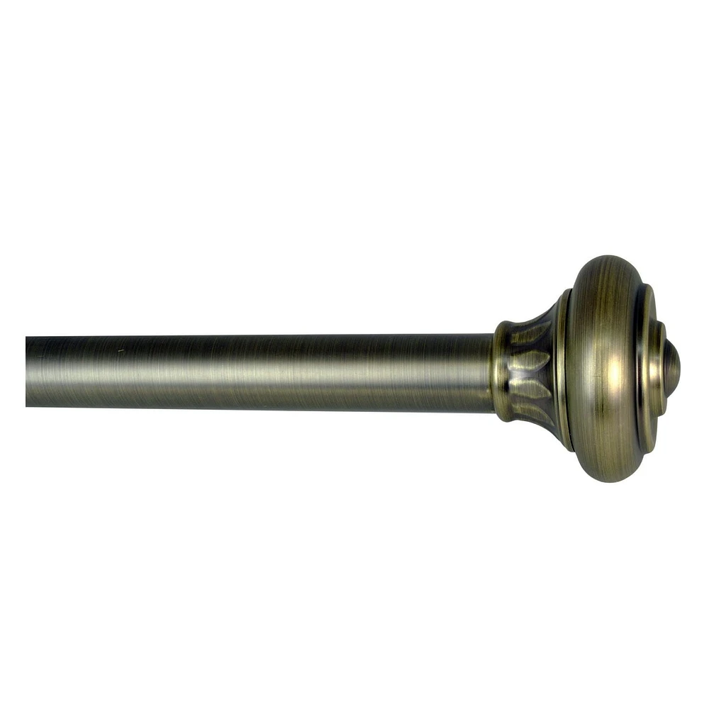 Versailles' Adjustable Royal Finial Rod Set 28in - 48in