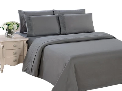 Marina Decoration Ultra Soft Silky Zipper Solid Rayon from Bamboo All Season Duvet Cover Set