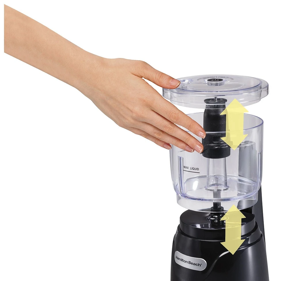 Hamilton Beach Stack & Press 3 Cup Food Chopper 72850G