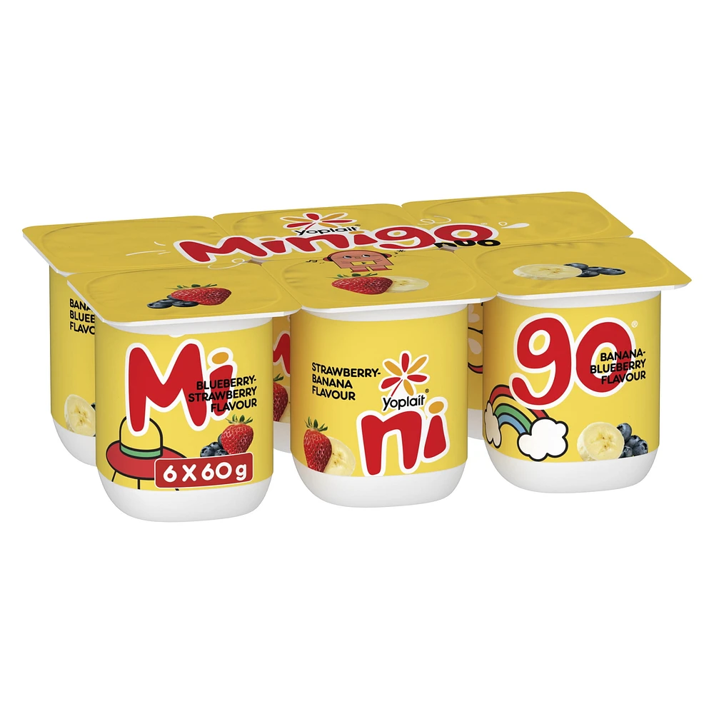 Yop 2% Minigo Duo, Variety Pack, Kids Snack