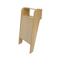Instachew HIBI Wall Cat Scratcher with Shelf Oak One Size