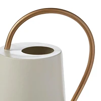 FRAÎCHE Spring Small Cream Metal Watering Can, 2 litre, One Size