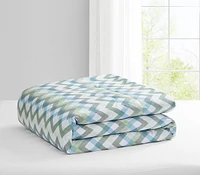Mainstays Printed Reversible Microfiber Comforter, 1 piece, Available in Twin & Double/Queen
