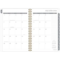 Cambridge 12M Smp Floral Noir et Blanc Agenda '25 Agenda