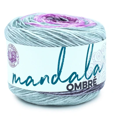 Lion Brand Yarn 511-211 Mandala Ombre Joy Ombre Cake Yarn, Lion Brand Yarn 511-211 Mandala Ombre Joy