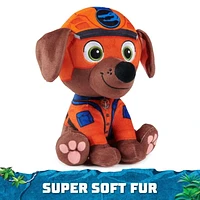 PAW Patrol Jungle Pups, Peluche Zuma de 20,3 cm, animal en peluche pour les garçons et les filles à partir de 3 ans