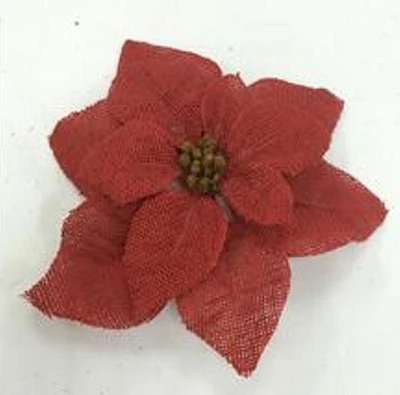 Accueil Pour Noël Poinsettia rouge Clip