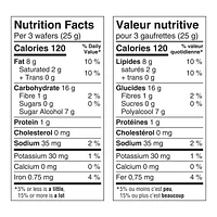 Gaufrettes au chocolat sans sucre ajouté de VOORTMAN 250 g