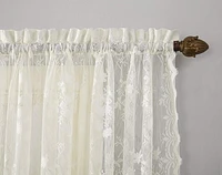 918 Floral Lace Rod Pocket Panel