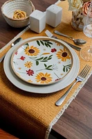 Fabstyles Chemin de table Bali 100 % coton – Lavable en machine au quotidien, chemin de table épais 35,6 x 182,9 cm pour table de salle à manger, de cuisine et d'extérieur