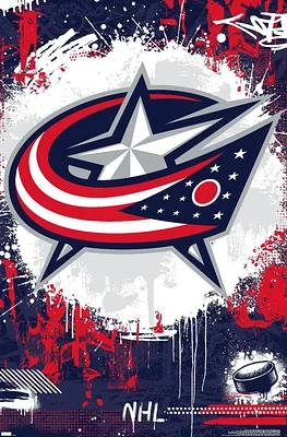 Blue Jackets de Columbus de la LNH - Logo maximaliste 23