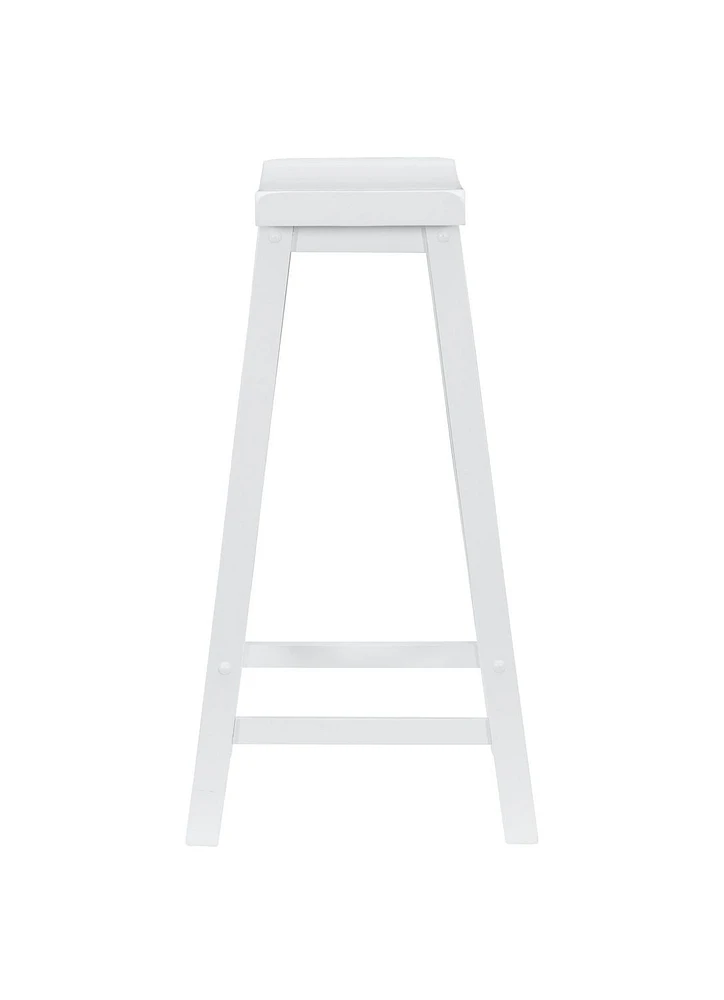 Tabouret de bar Keogh, Blanc