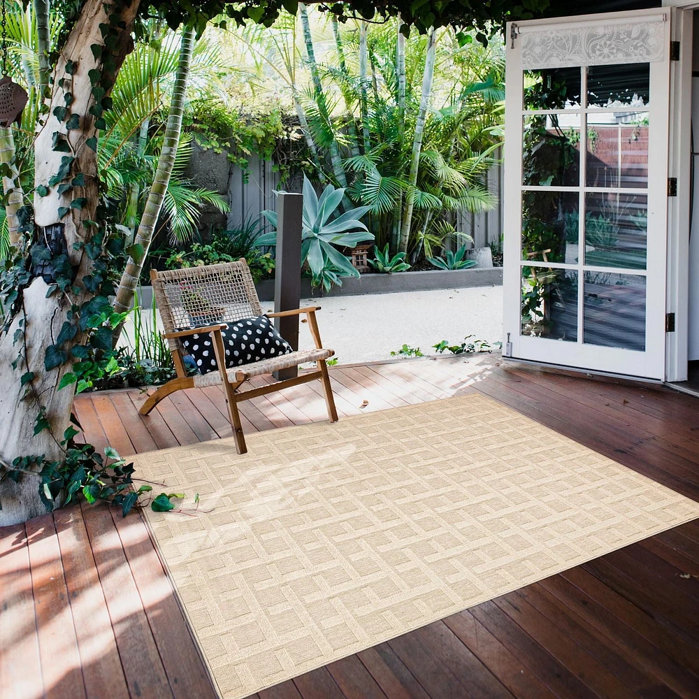 Tapis Intérieur/Extérieur pour Balcon