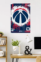 NBA Washington Wizards - Maximalist Logo 23 Wall Poster, 22.375" x 34"