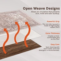 Rug Branch Rug Pad Collection Premium Standard Soft PVC Non-Slip Rug Pads