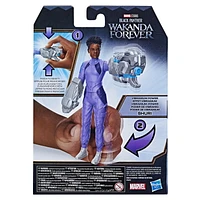 Marvel Studios' Black Panther: Wakanda Forever, figurine articulée Shuri Effet vibranium de 15 cm, jouet pour enfants, à partir de 4 ans