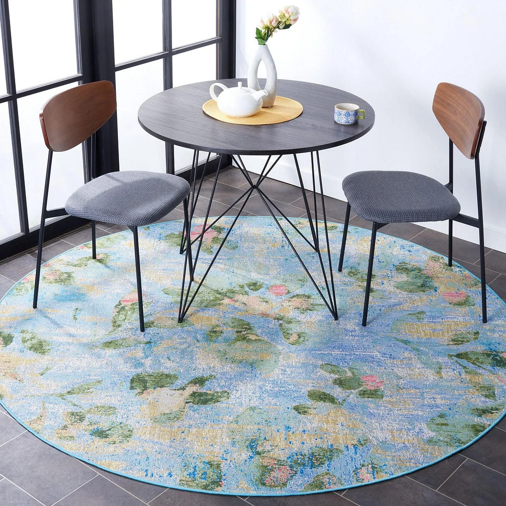 SAFAVIEH Barbados Cedric Tapis Floral Intérieur/Extérieur