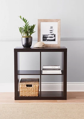 Etagère de rangement  Espresso Hollow Core Cube de hometrends de 2 X 4 po