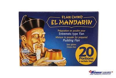 Flan de pudding à la mandarine vendre quantité 19.2g