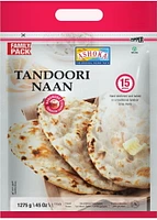 Frozen Plain Tandoori Naan, 1275 gm / 15 pcs