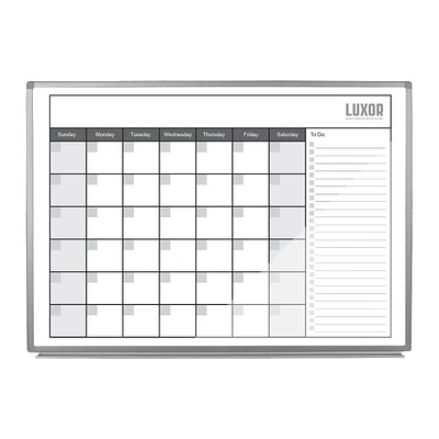 Luxor Calendrier Mensuel Magnétique 48" x 36"
