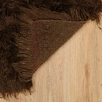 Tapis Nouveau Flokati 1400 gr de 8' x 10', Cacao