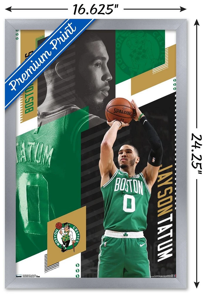 NBA Boston Celtics - Jayson Tatum 19 Wall Poster, 22.375" x 34"