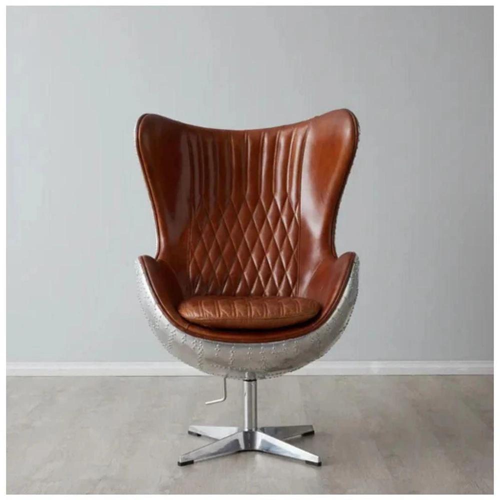 Fauteuil Egg SpitFire - Couleur marron