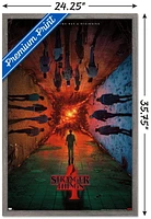 Netflix Stranger Things: Season 4 - Group Teaser One Sheet Wall Poster, 22.375" x 34"