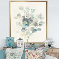 Designart Feuilles d'eucalyptus I Art mural encadré