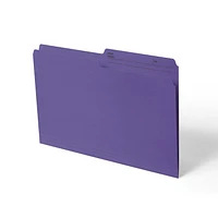 Chemises à Dossiers Continental Format Lettre, Couleur Violet, 12 unités