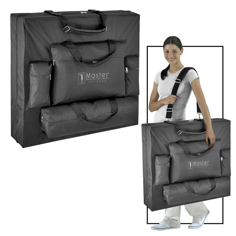 Ensemble professionnel table de massage portative Del Ray Salon “Therma-Top”™ de Master 30 po (76,2 cm)