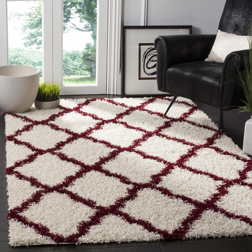Safavieh Dallas Logan Tapis Géométrique Shag