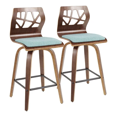 Folia Mid-Century Modern Counter Stool by LumiSource