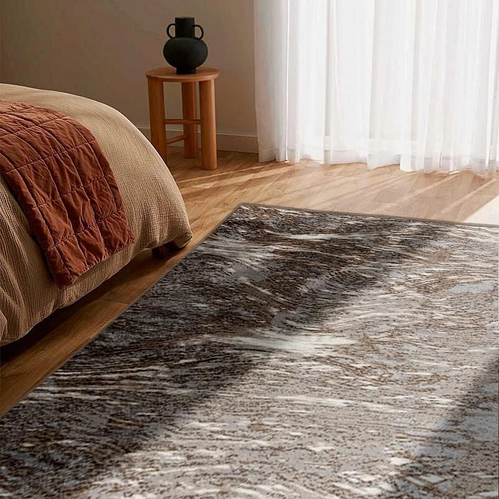 Rug Branch Collection Sakarya Tapis d'intérieur abstrait vague moderne