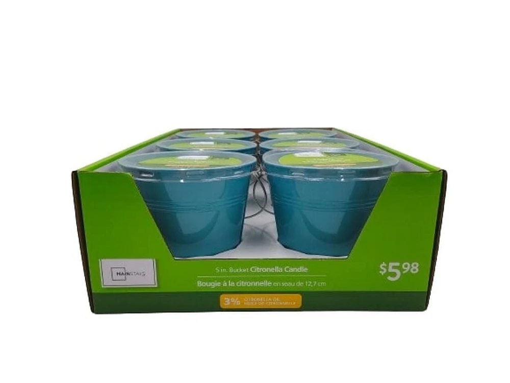 5 in Citronella Bucket - Amazonnite